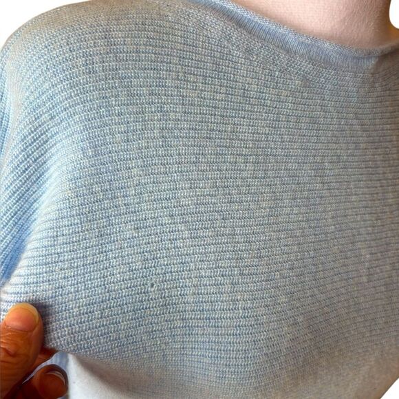 Bartolini Italy Sweater Silk Cashmere Wool Blend Womens Size Large Light Blue - Picture 6 of 11